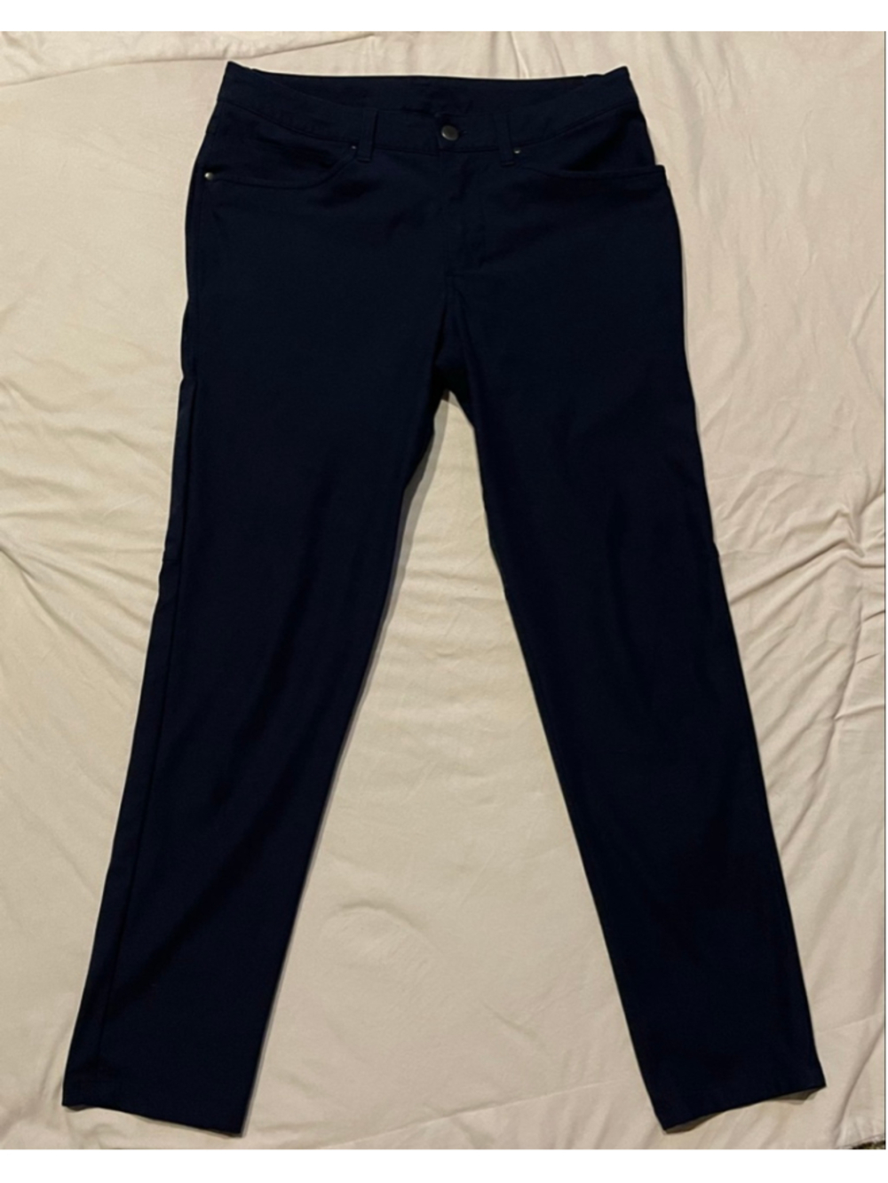 Lululemon Men’s ABC Pant, Slim, Warpstreme, Size 30, 28” Inseam, Navy EUC